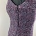 Lopez Knudsen Dress Purple Violet Silver Tweed Houndstooth Sleeveless Sheath 4