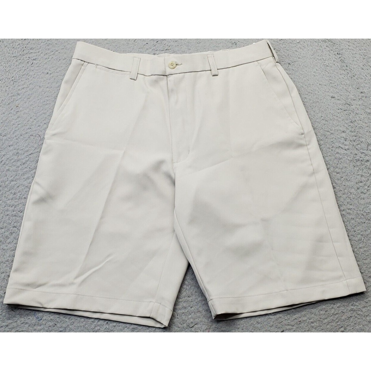 Ben Hogan Shorts Men 32 Tan Pockets Performance Moisture Wicking Sun Protection