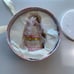 Vintage Mud Pie Porcelain PINK PRINCESS Trinket