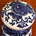 Vintage Moriyama Set Of 2 Blue Willow Muffineer Sugar Shakers Japan