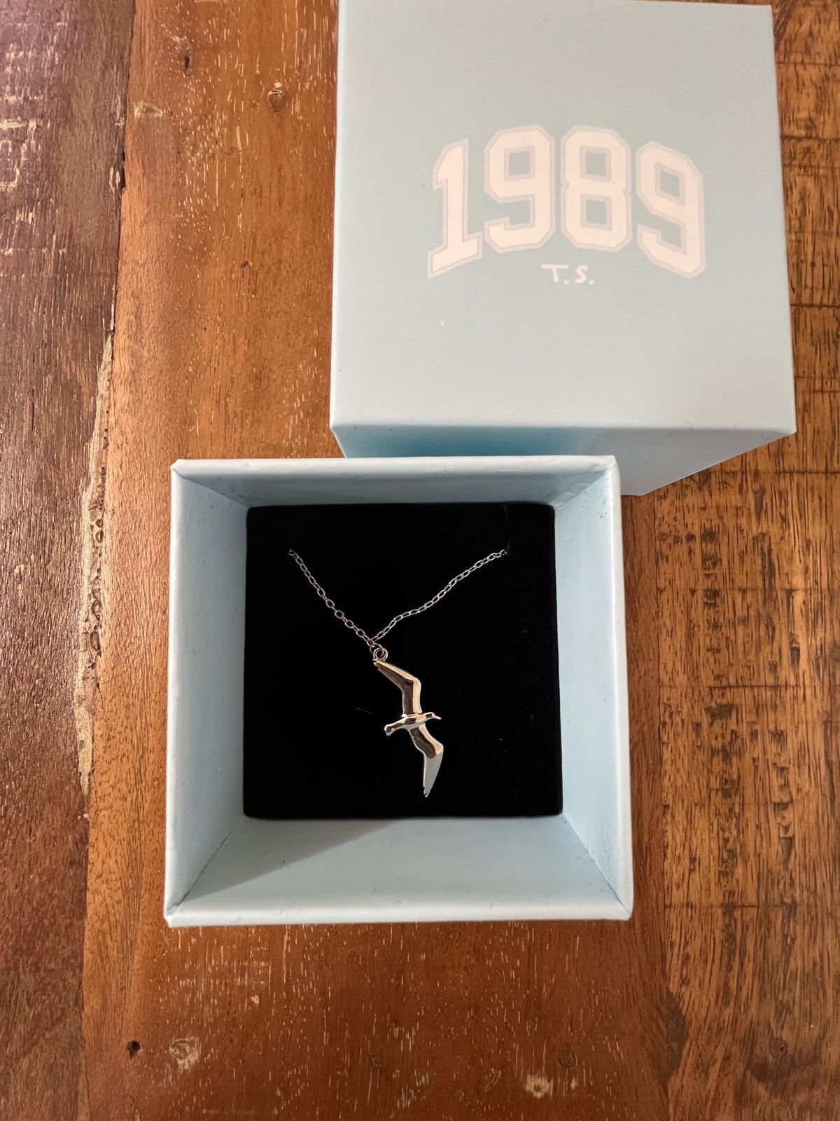 Taylor Swift Silver 1989 Seagull Necklace TS