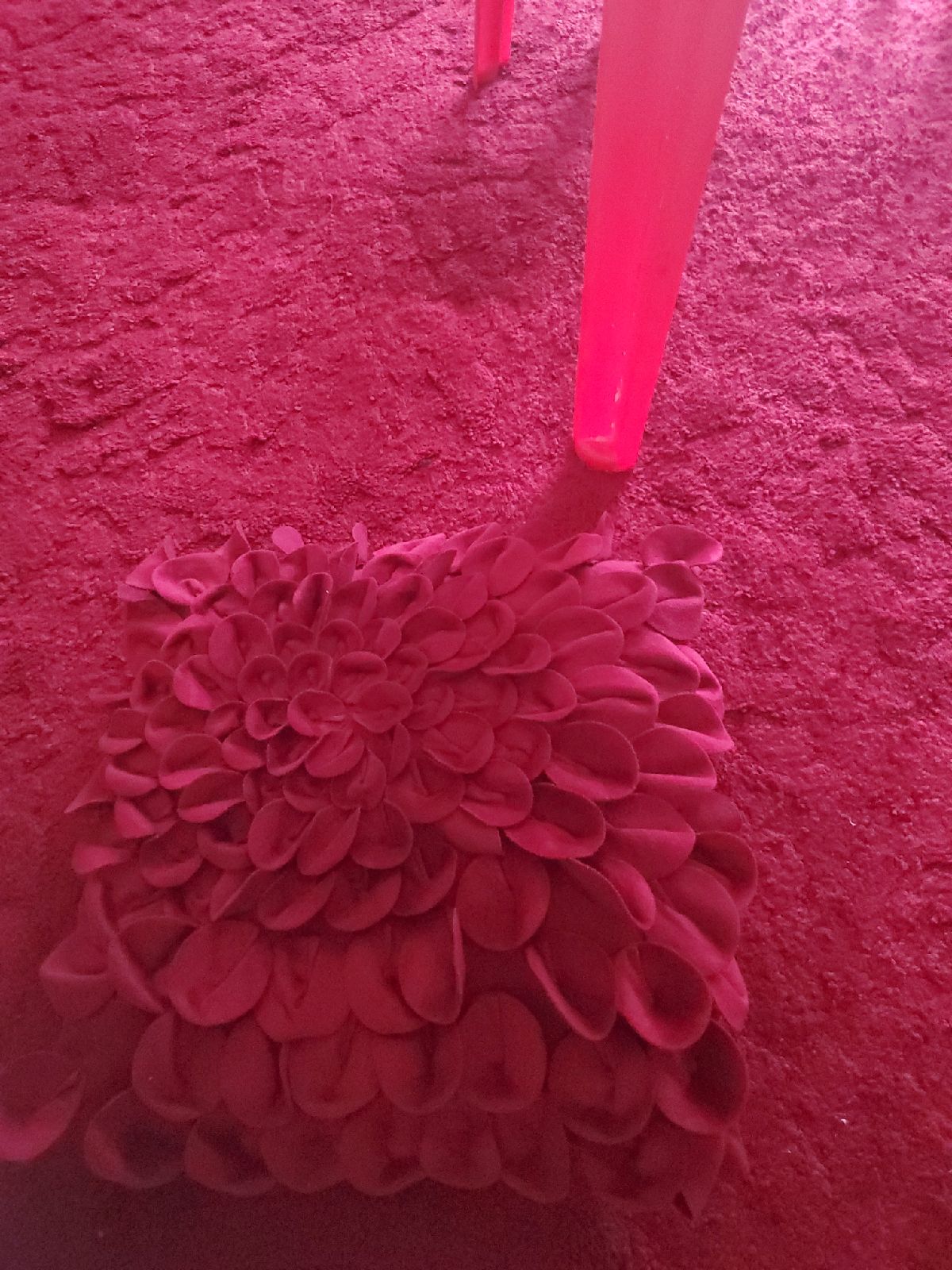 Red pillow