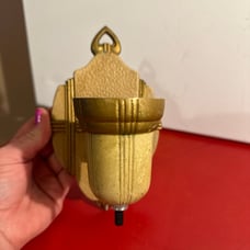 Art Deco Underwriters Laboratories Electric Light Fixture