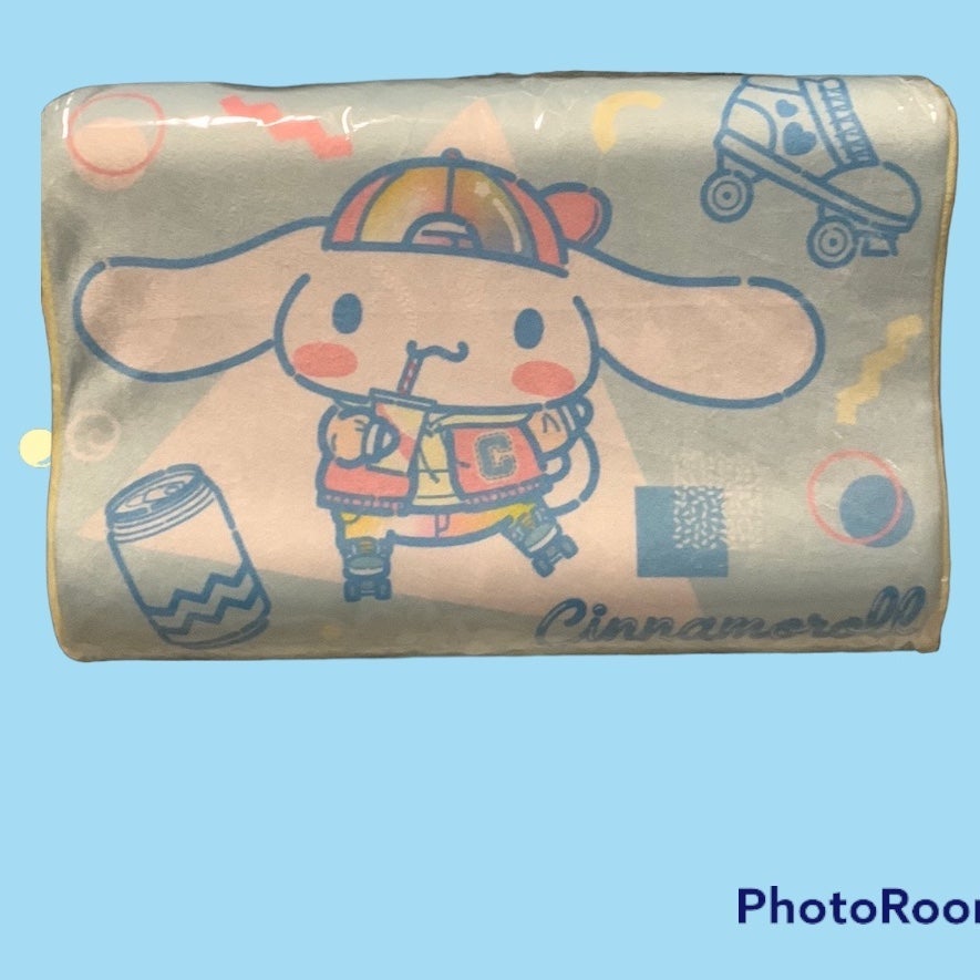 New Kawaii Sanrio 90’s Scene Cinnamoroll Memory Foam Pillow ONLY SOLD IN JAPAN