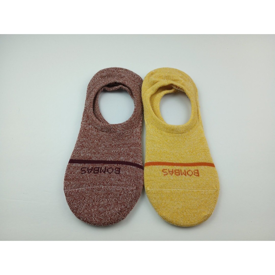 Bombas Merino Wool Athletic No Show Socks Lot Of 2 Pairs Size M