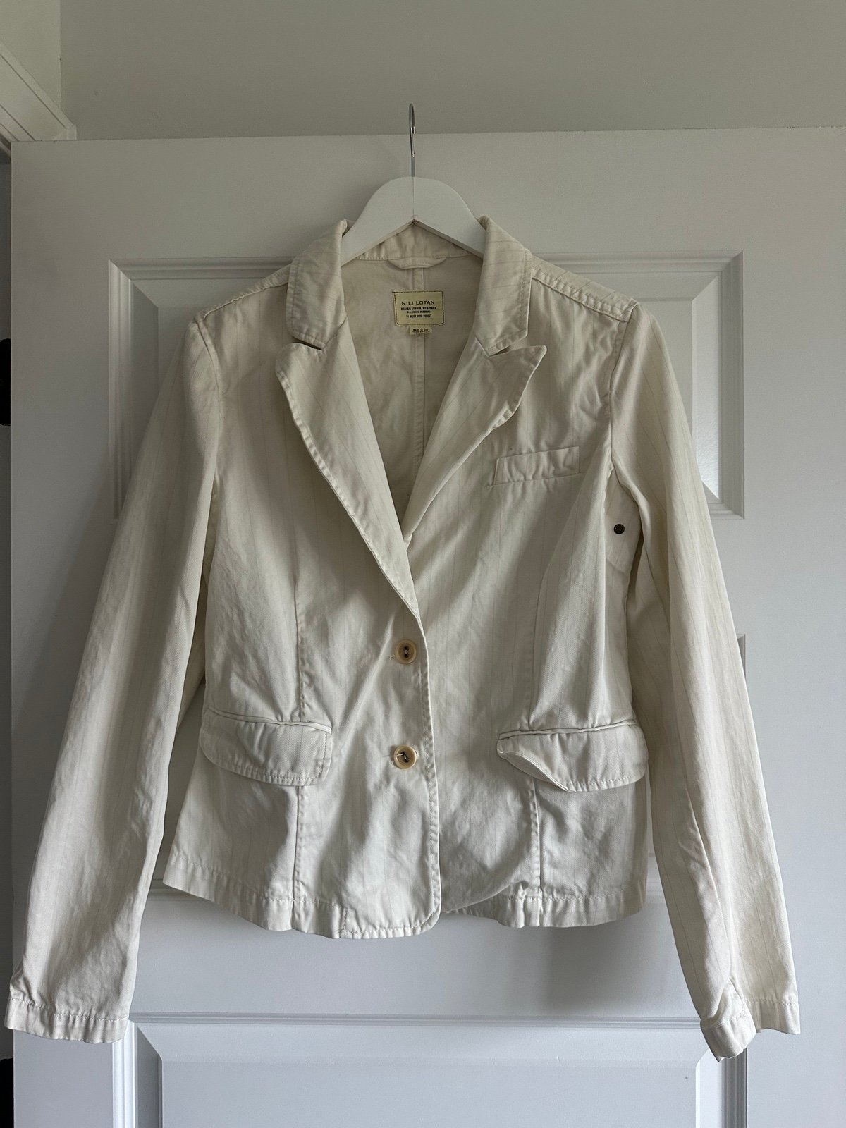 Nili Lotan Cotton Blazer