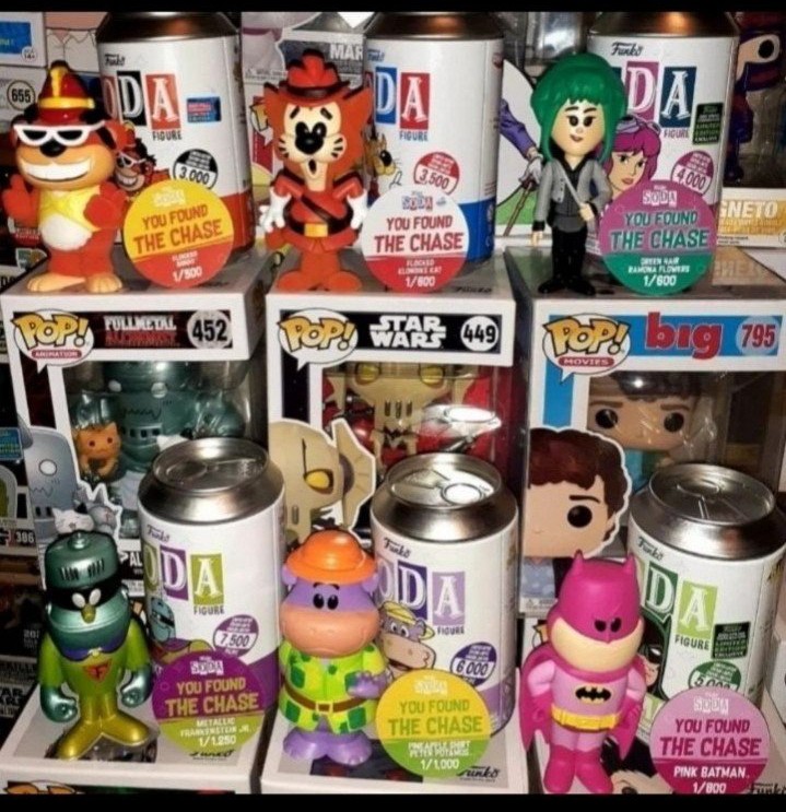Funko Soda BUNDLE OF 6 Chases (GRAILS) ultra Rare Vaulted/retired