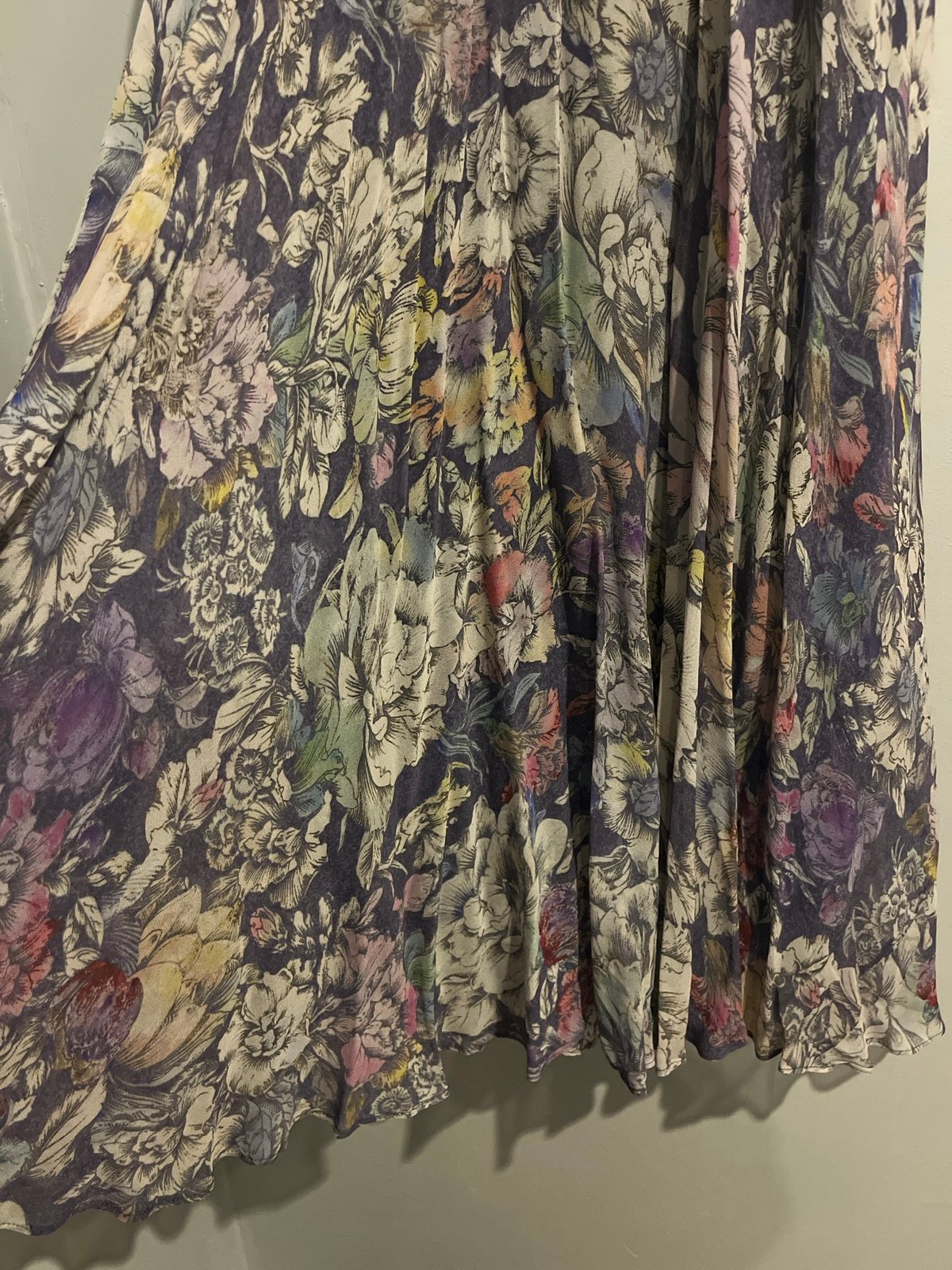 miele floral midi skirt
