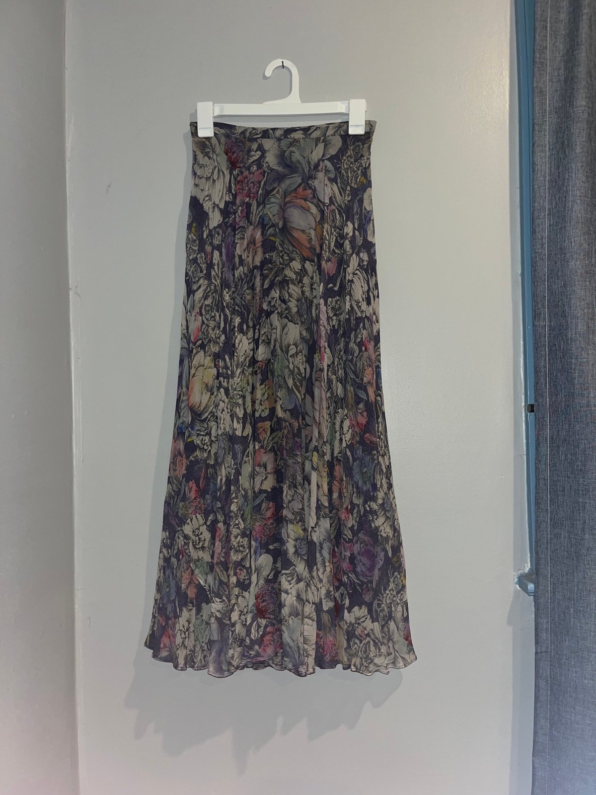 miele floral midi skirt
