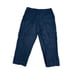 FLAX Linen Pants Black Women’s S Lagenlook Wide Tapered Leg Flowy Zip Button