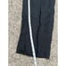 FLAX Linen Pants Black Women’s S Lagenlook Wide Tapered Leg Flowy Zip Button