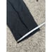 FLAX Linen Pants Black Women’s S Lagenlook Wide Tapered Leg Flowy Zip Button