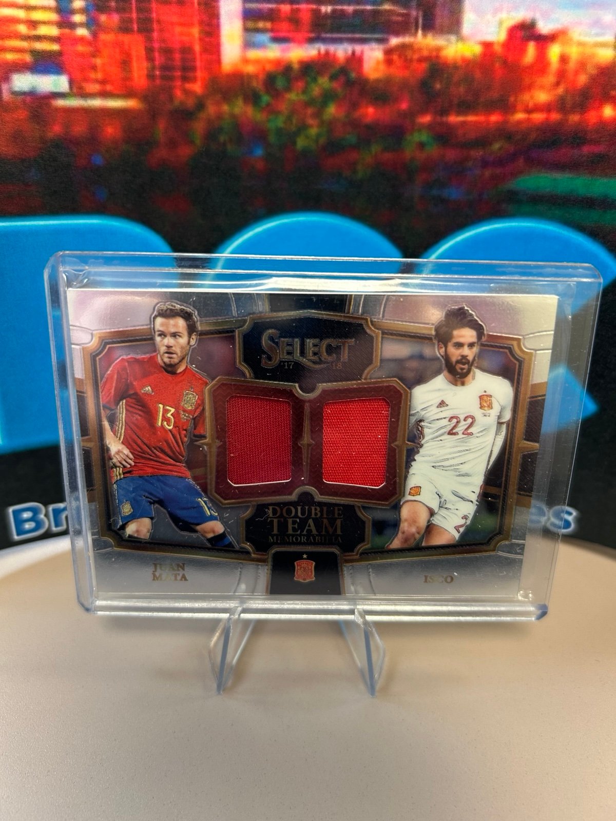 Juan Mata and Isco double memorabilia
