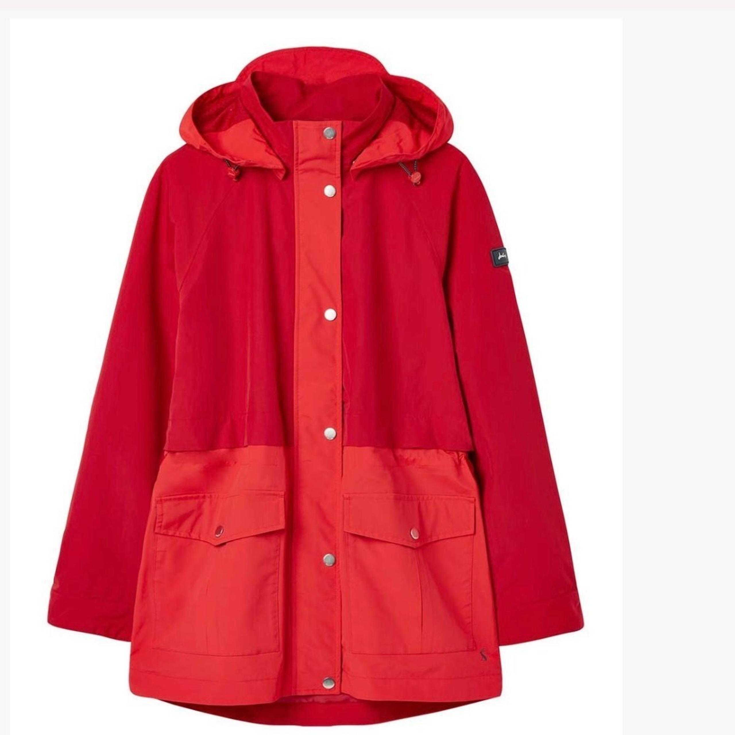 Joules red raincoat 8