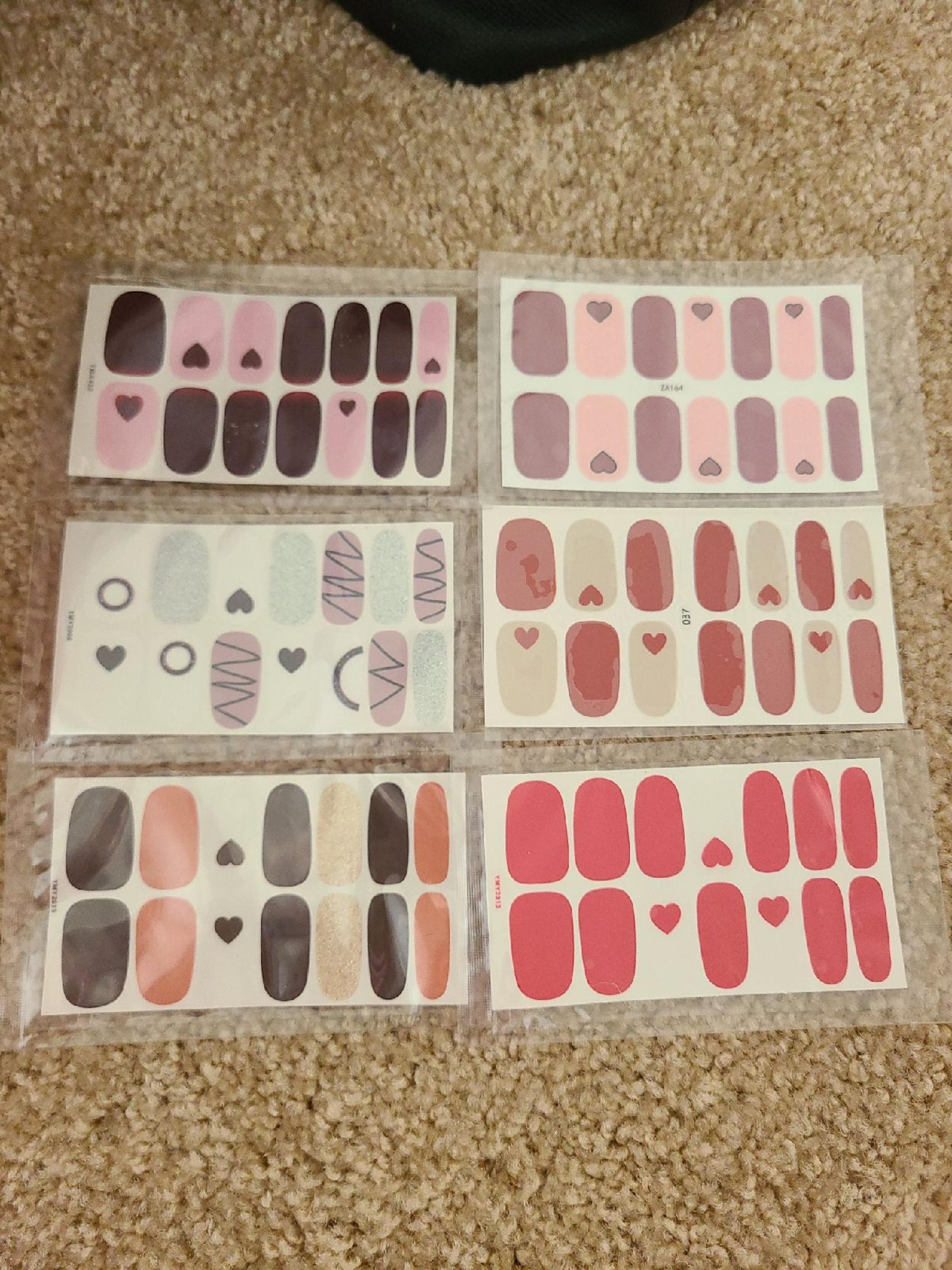 piece Nail wraps