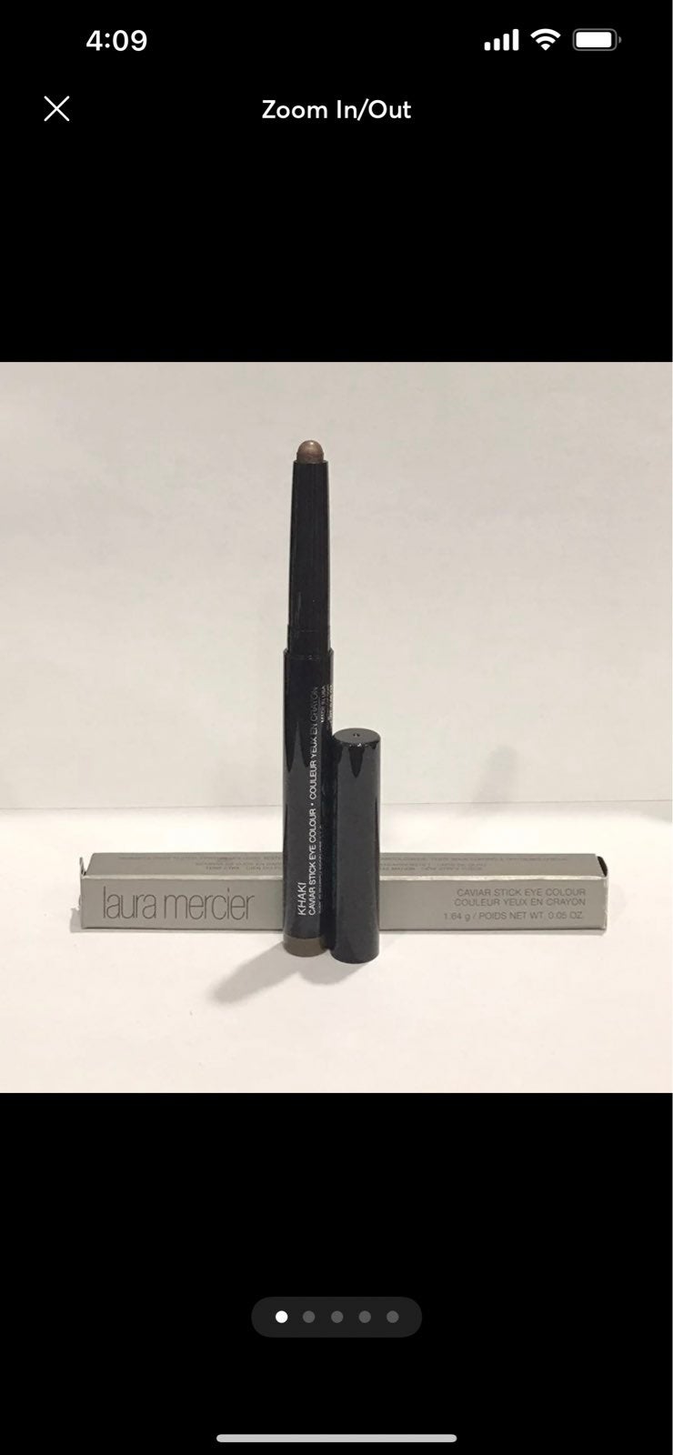 LAURA MERCIER EYE CAVIAR STICK COLOR SHADE :- KHAKI (neutral taupe with pearl) F