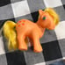 My Little Pony Carry Case W/ 4 Large Ponies & 5 Small - VTG 82-83