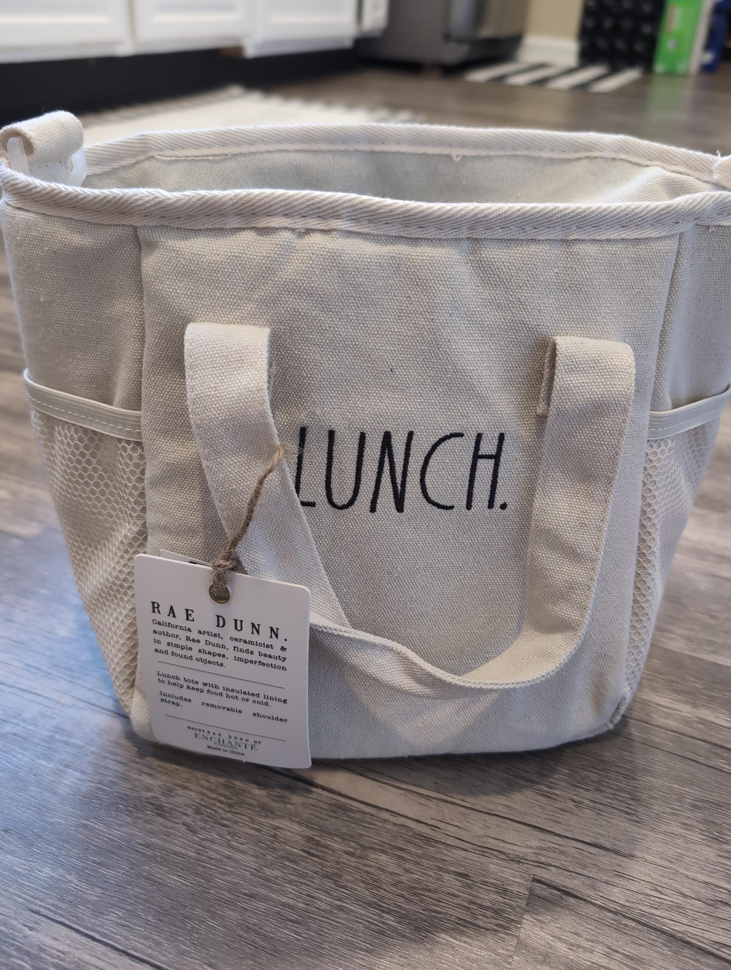 Rae Dunn Lunch Tote NWT