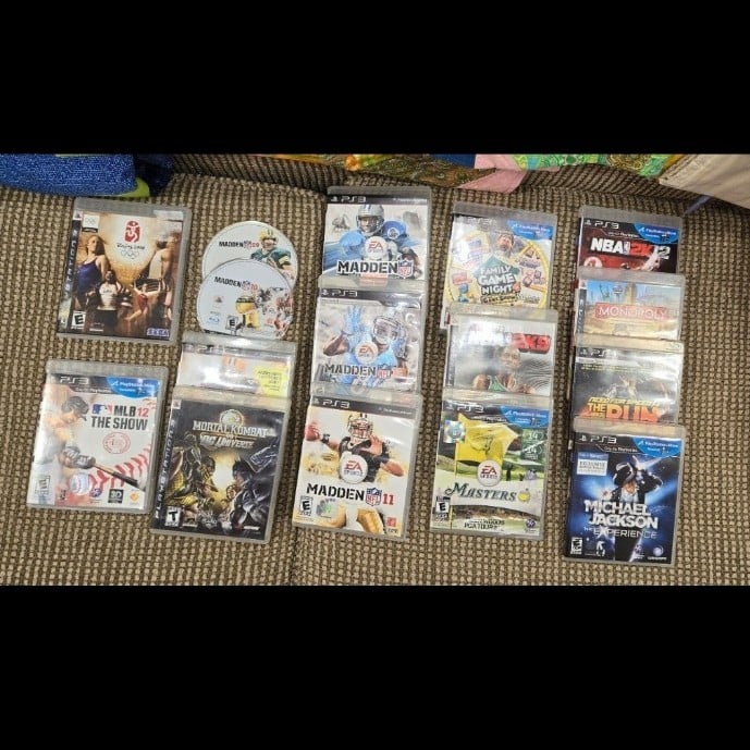 SONY PLAYSTATION 3 GAMES LOT of 16, Sports MJackson Some NWT TEEN VIDEO Kids Fun