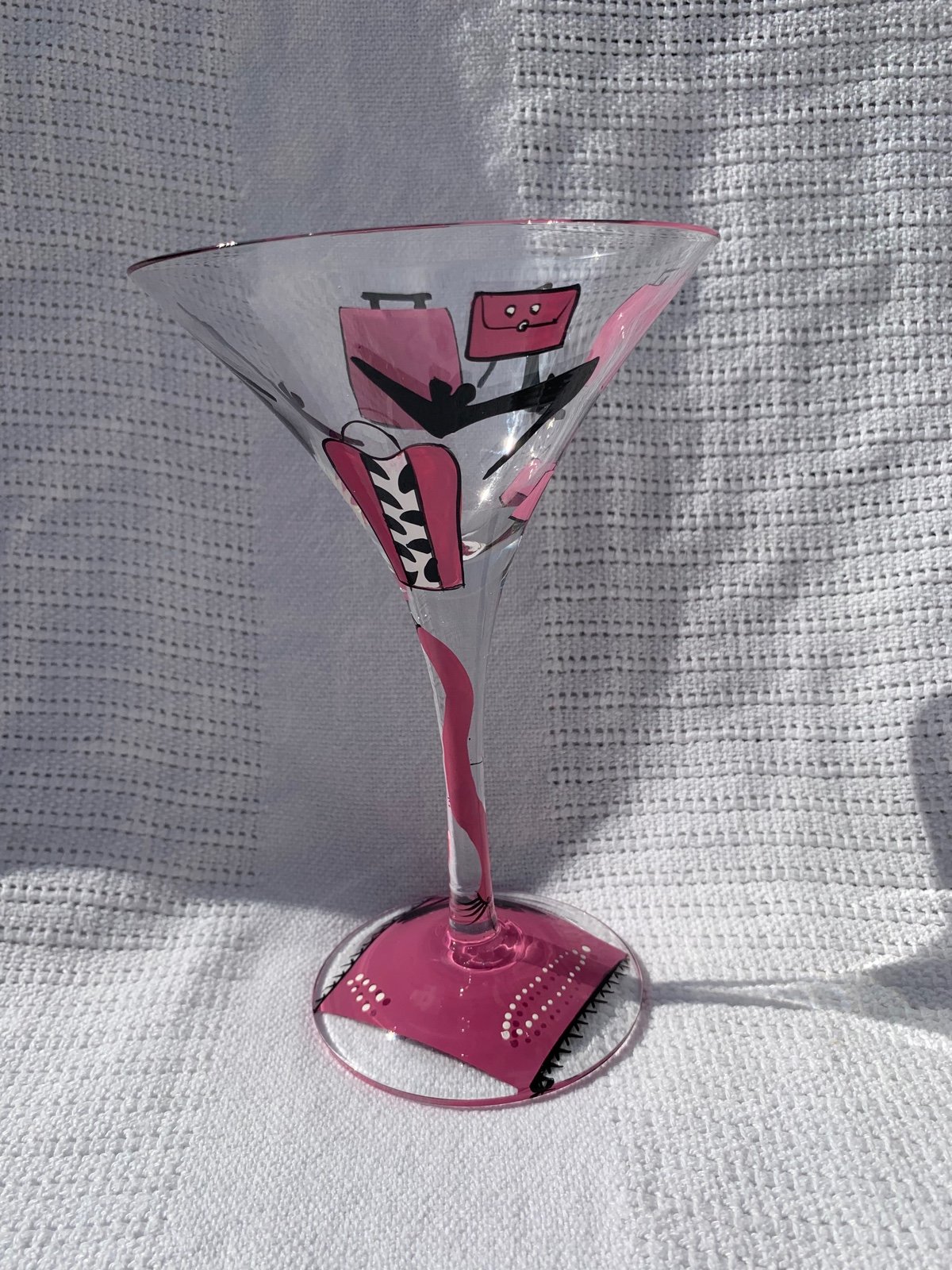 Lolita The Shopaholic Martini Glass