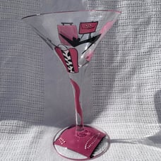Lolita The Shopaholic Martini Glass