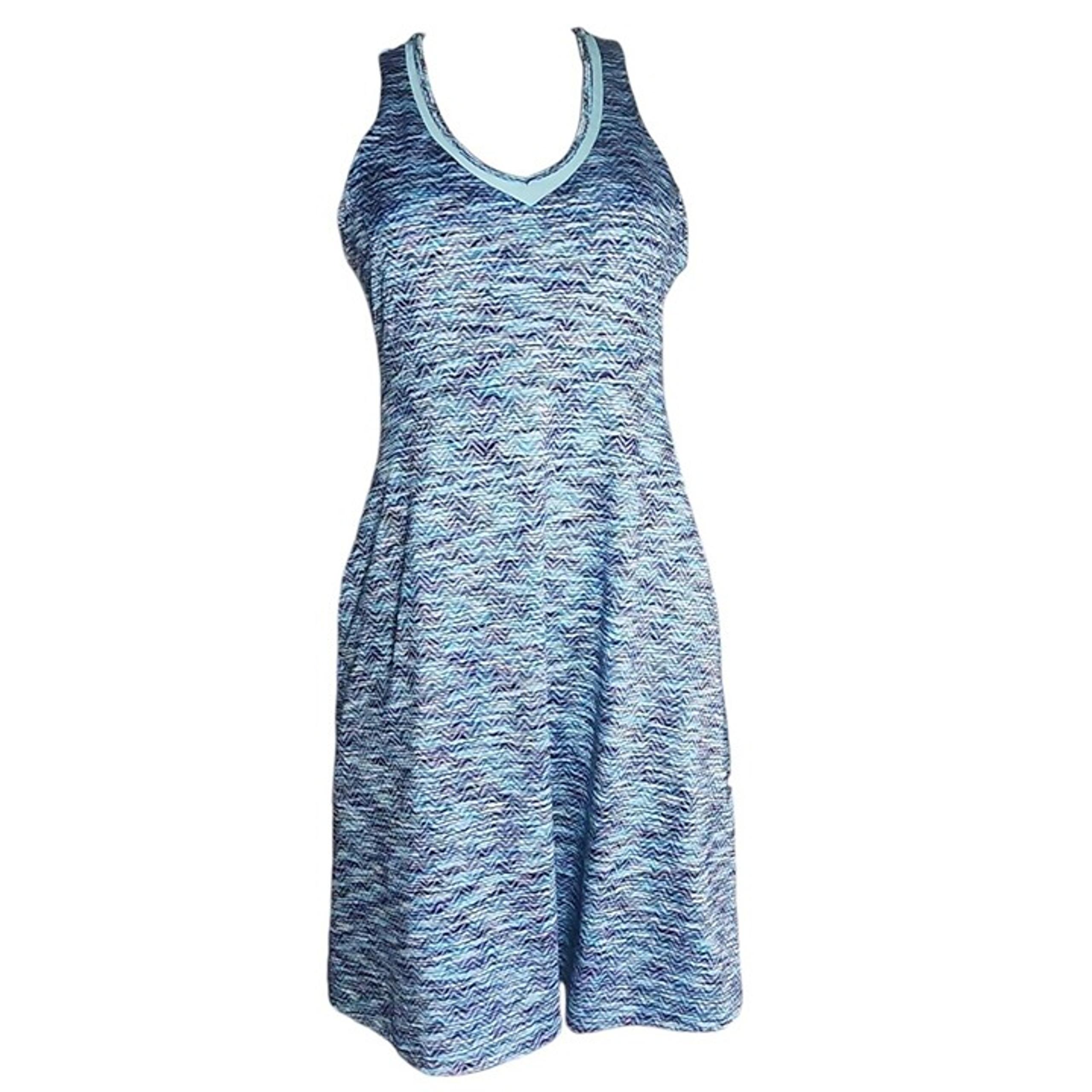 MPG Blue Sleeveless Racerback Pullover Activewear Dress Womens Size M Medium