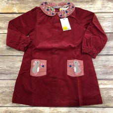 Mini Boden mouse cord dress nwt