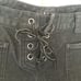 Theory lace up black jeans size 8