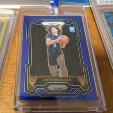 2024 prizm basketball Anthony black blue rookie /199