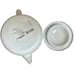 Cute Enamel Metal Teapot Kettle Lemons White Soviet Small French Rustic Kitchen
