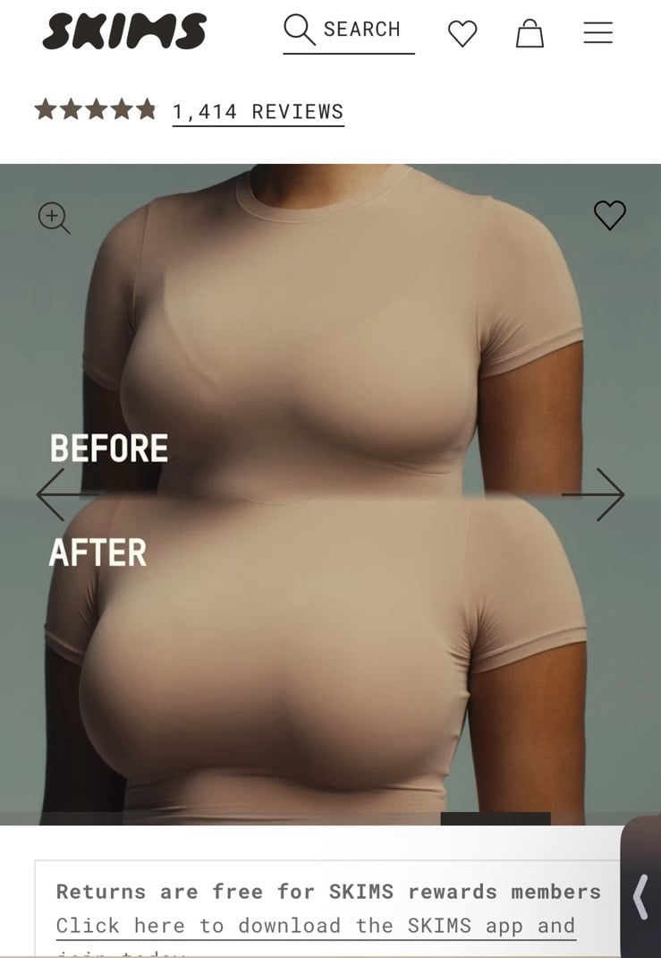 Skims bra