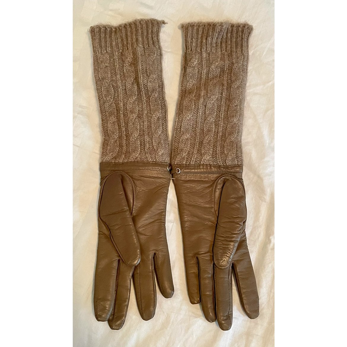Cashmere Leather Womens Gloves