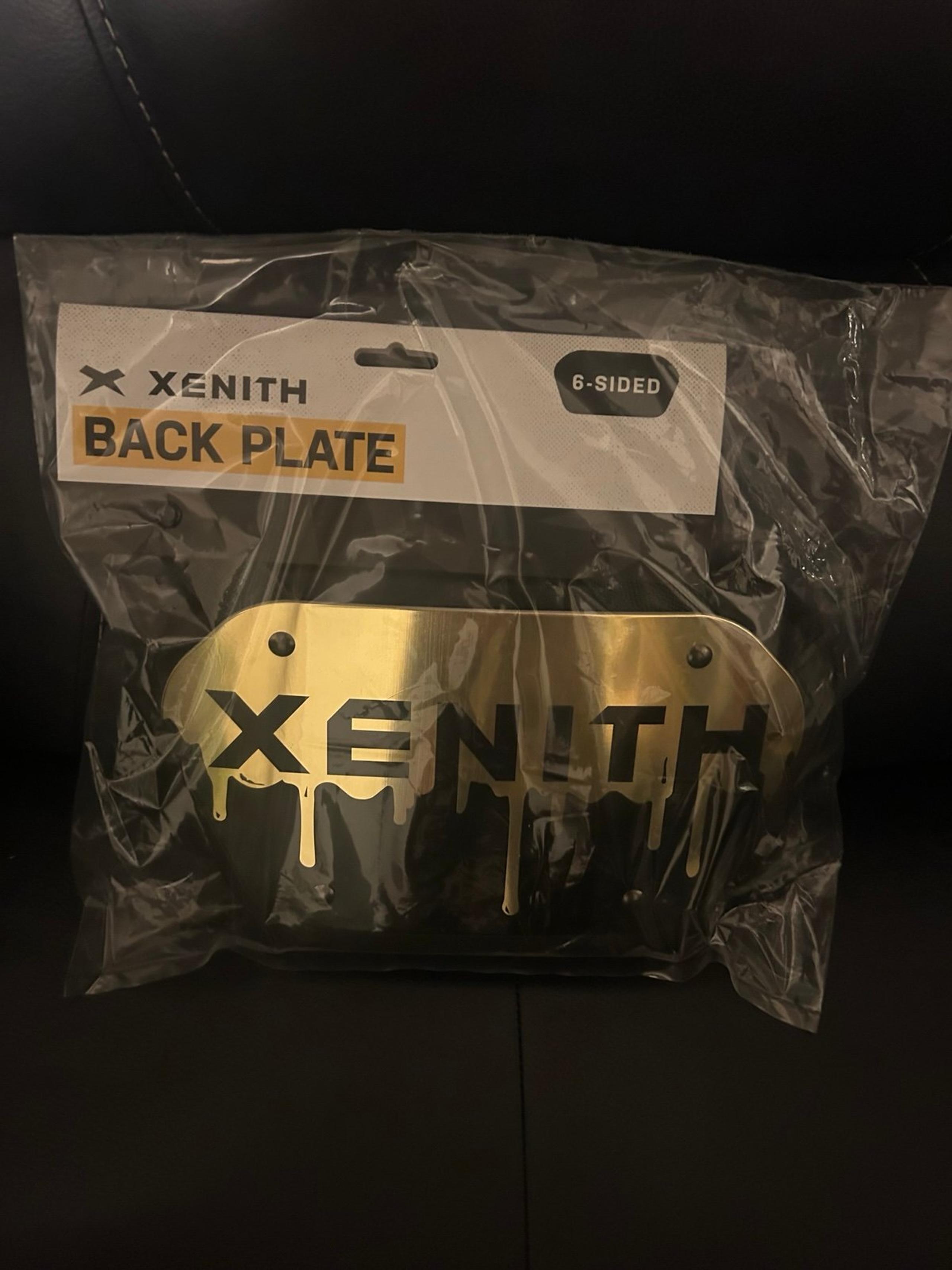 Xenith Gold drip backplate