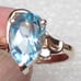 NEW Sky Blue Topaz Gold Ring - ON SALE, LOWEST PRICES ON MERCARI # 834B