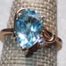 NEW Sky Blue Topaz Gold Ring - ON SALE, LOWEST PRICES ON MERCARI # 834B