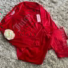 NWT Juicy Couture velour Sleepwear 2pc set