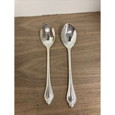 NWS INTERNATIONAL SILVER CO, SILVERPLATED SERVING FORK & SPOON