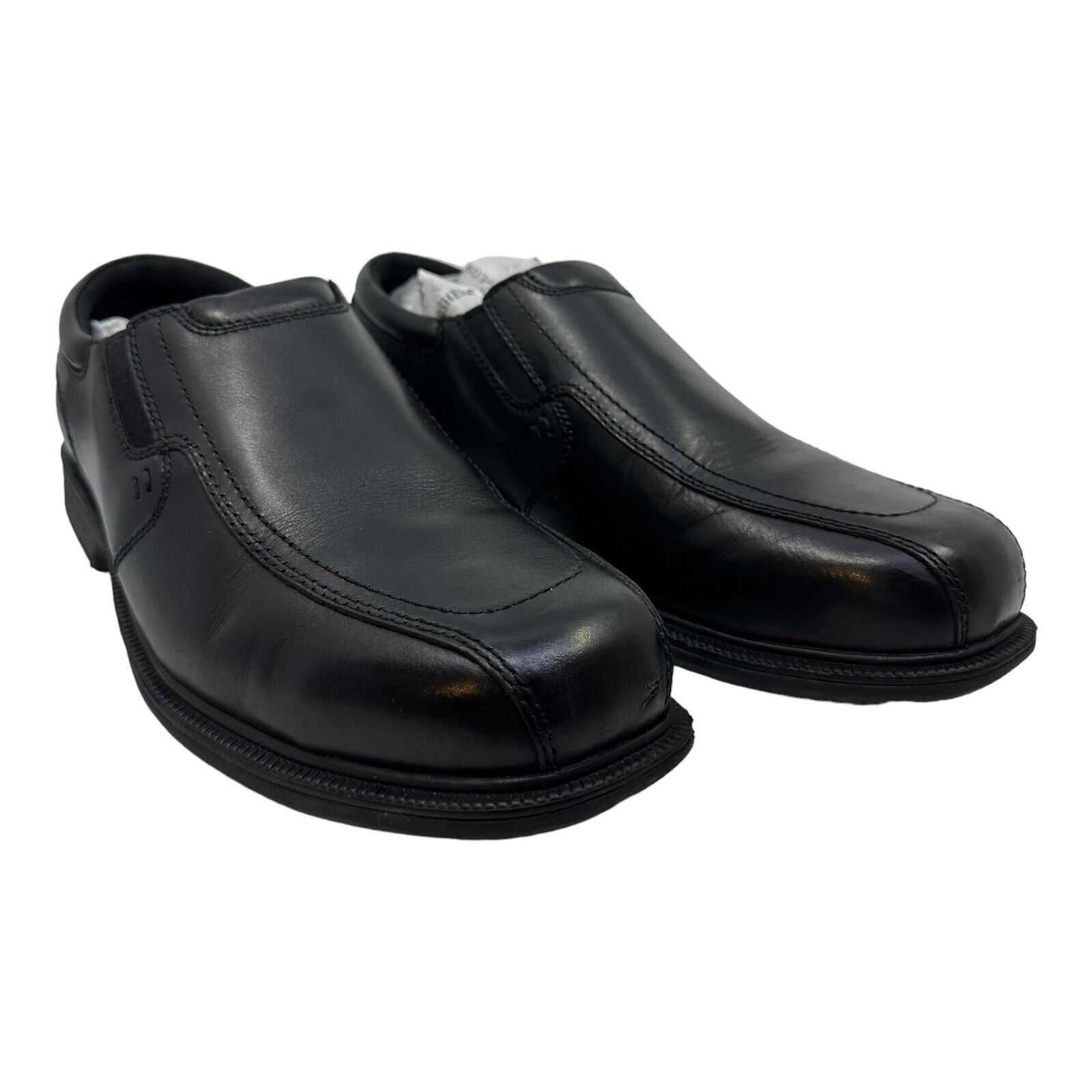 Florsheim Steel Toe Slip-On Work Coronis Mens Size 11.5D Black Shoes FS2005