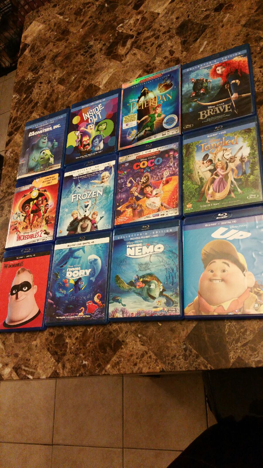 Disney Blu Ray Lot