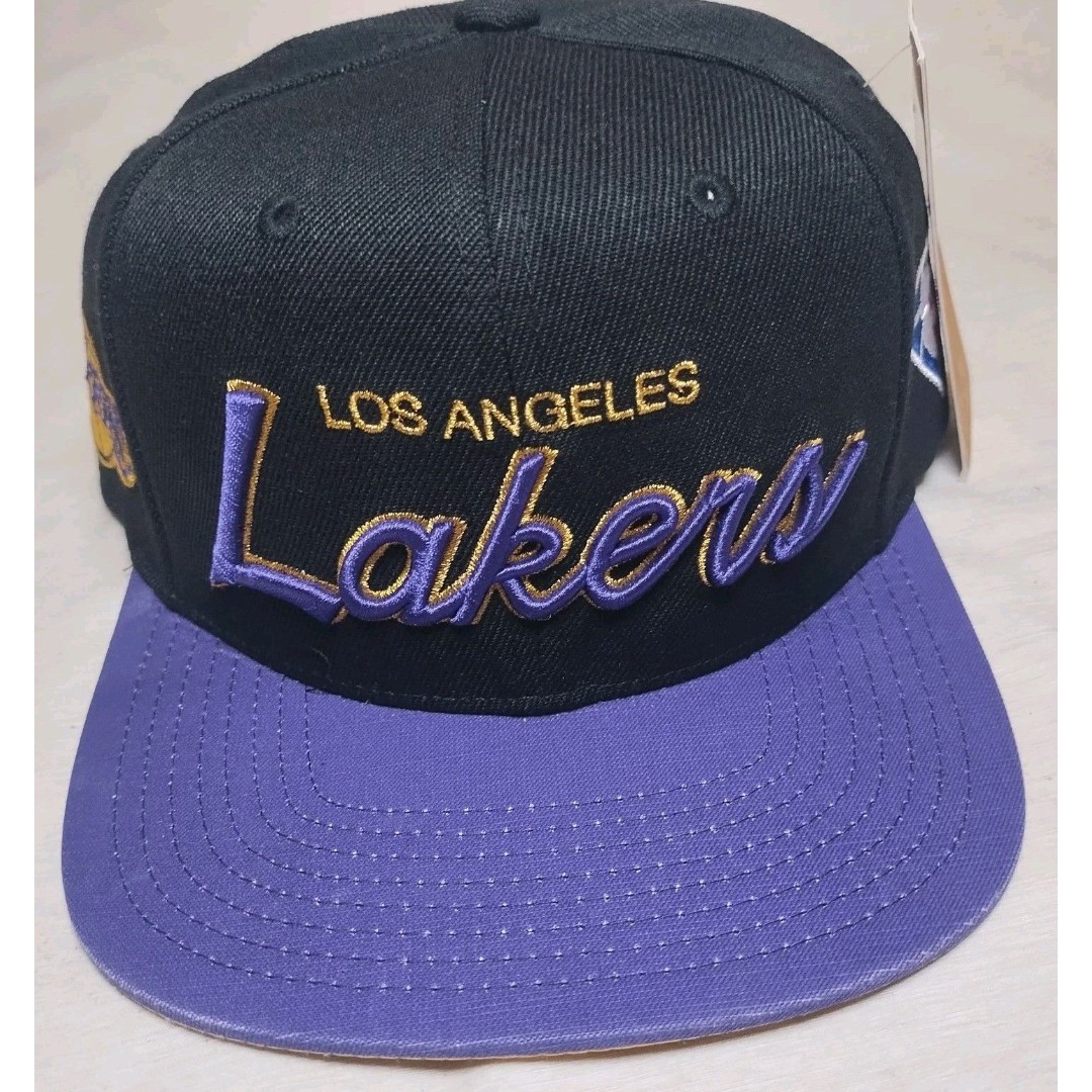 Los Angeles Lakers Mitchell & Ness NBA 75th Anniversary SnapBack Hat NEW