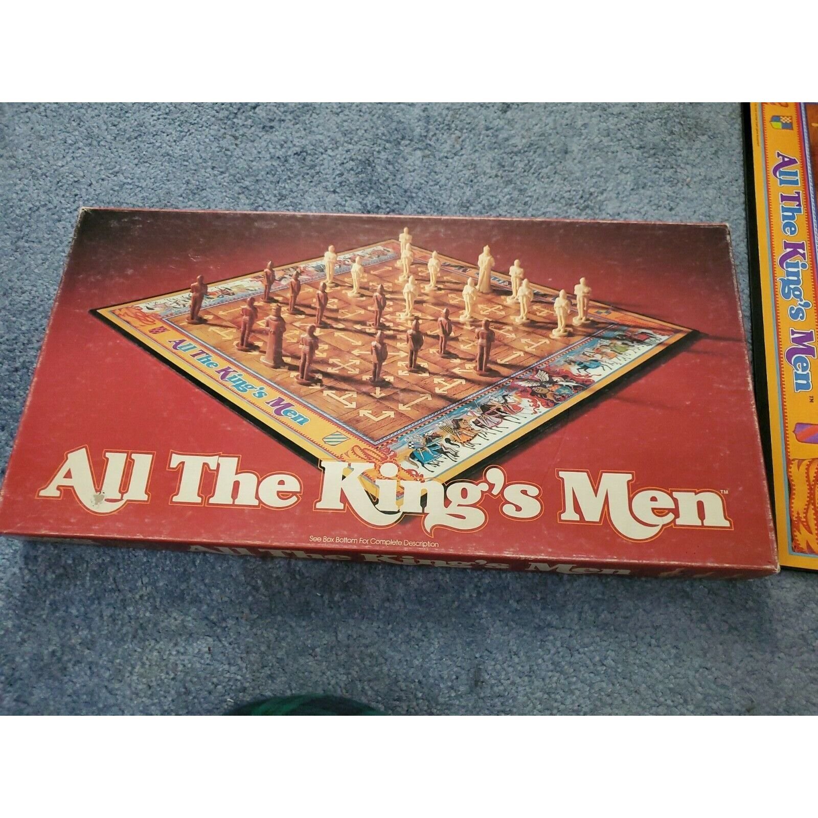 VTG 1979 All Kings Men Parker Brothers PB Complete Board Game