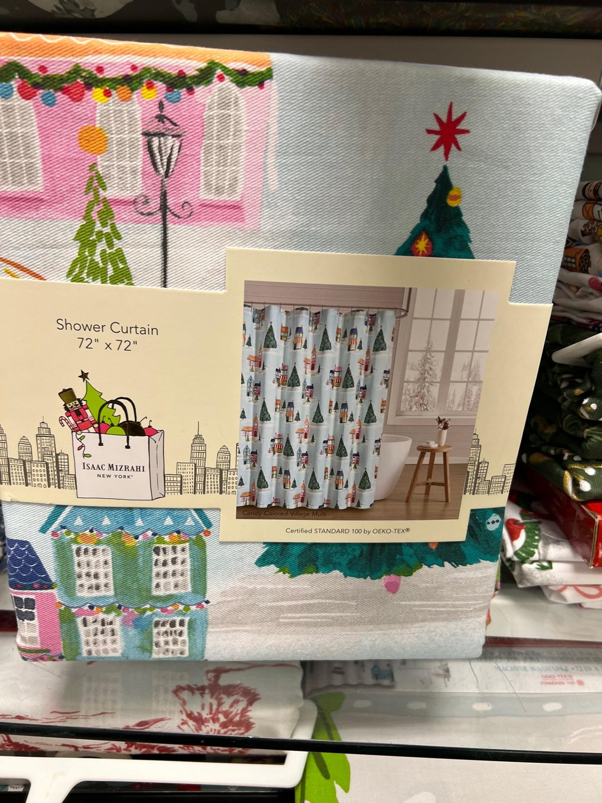 Isaac Mizrahi Christmas Nutcracker Shower Curtain