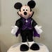 Mickey Mouse Halloween Porch Greeter Vampire Disney Gemmy Plush Purple 23”