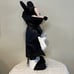 Mickey Mouse Halloween Porch Greeter Vampire Disney Gemmy Plush Purple 23”