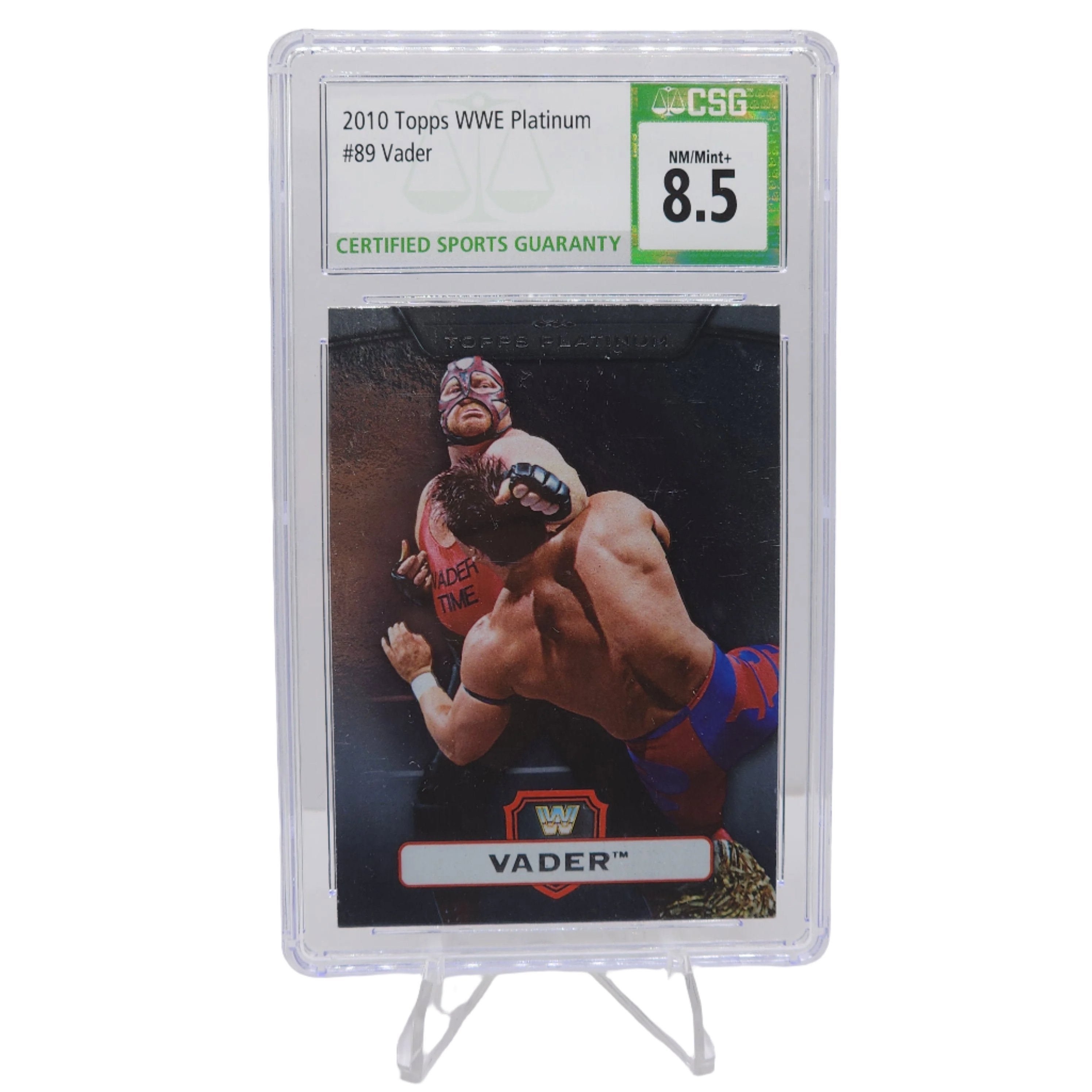 2010 Topps WWE Platinum #89 Vader CSG 8.5