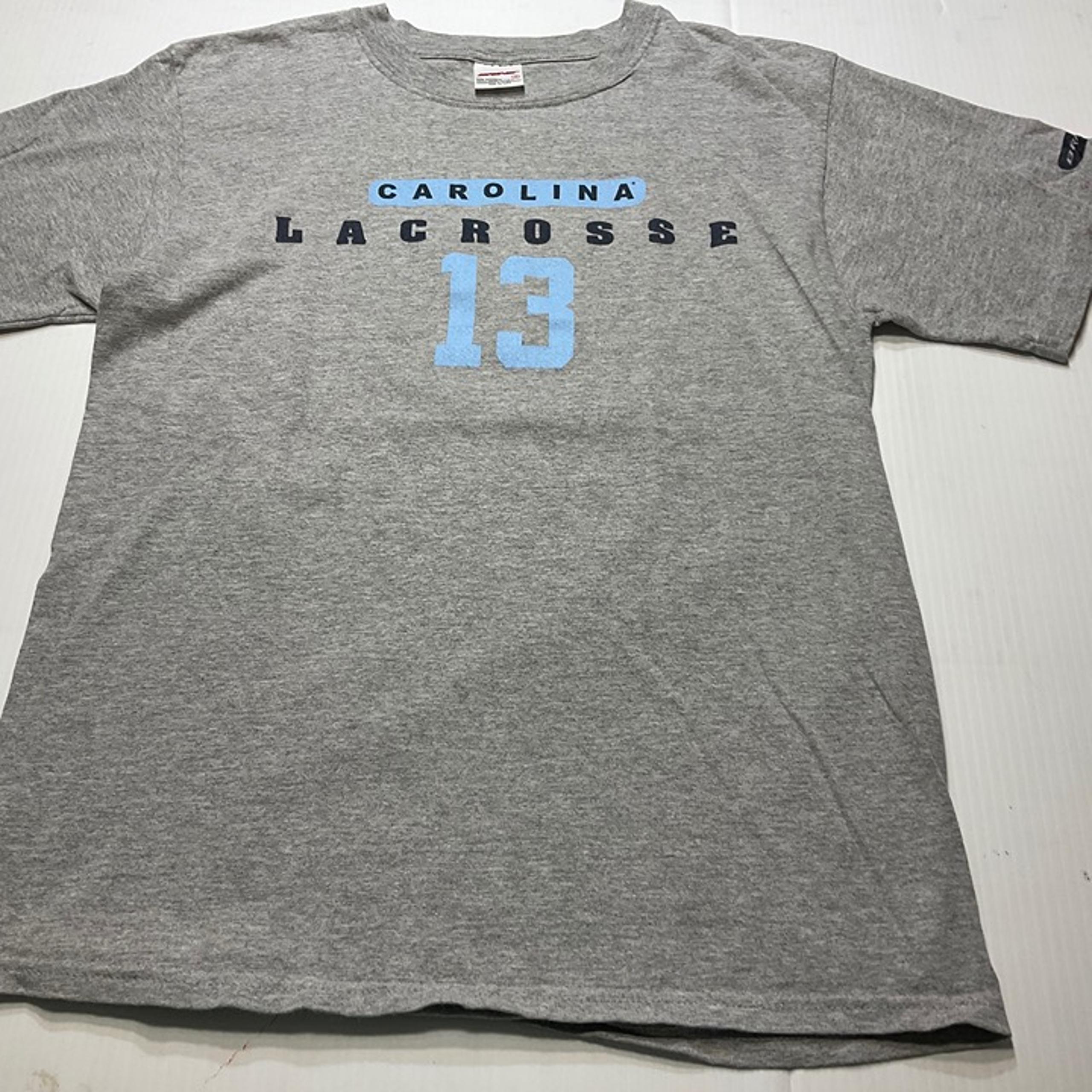 Vintage UNC Carolina Tar Heels Lacrosse LAX T-Shirt Size S Brine