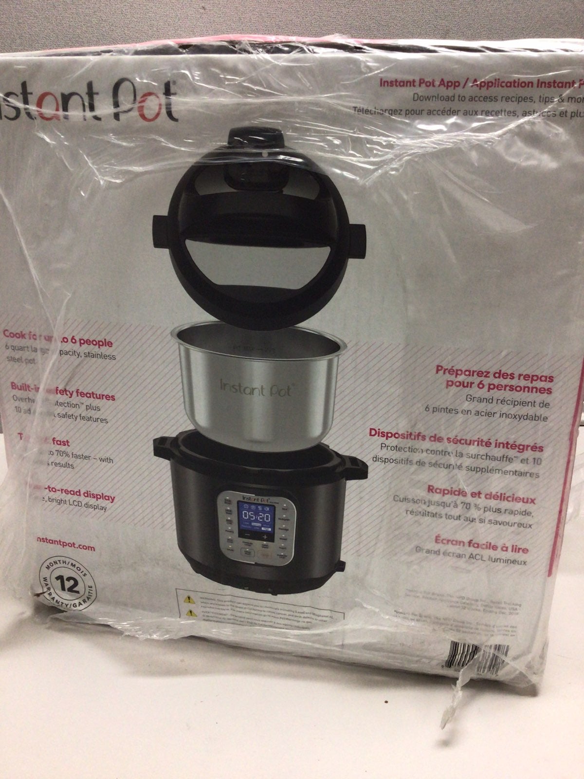 Instand pot duo nova 6 Quart