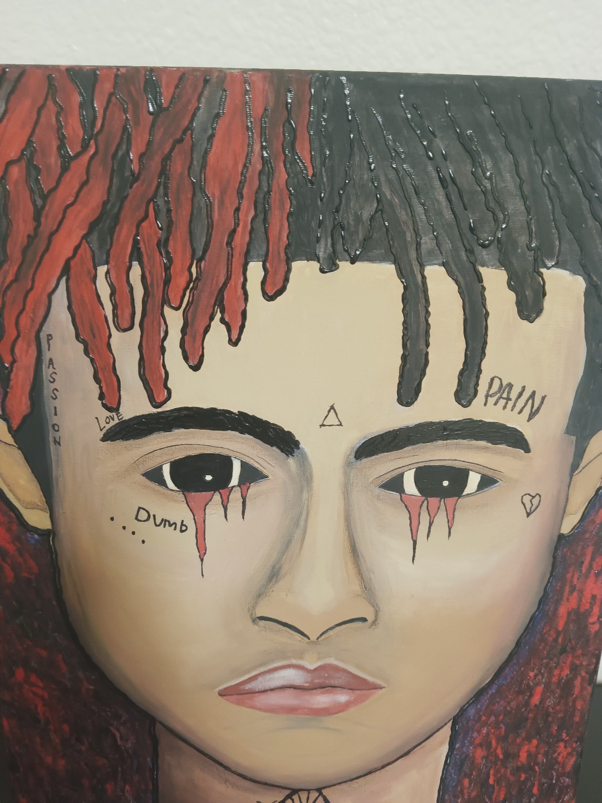 Sad Boy Painting
