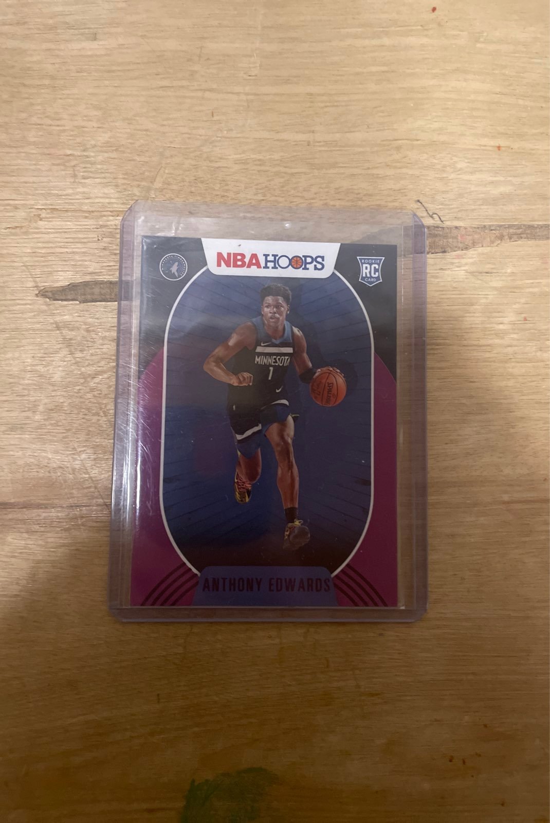 Anthony Edwards rookie NBA hoops purple