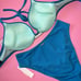 Victoria's Secret 32A,32B,34A,34B BOMBSHELL BIKINI high-waist BOTTOM cosmo BLUE